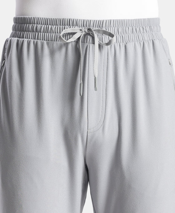 Soft Touch Microfiber Elastane Stretch Trackpant with Side Pockets and StayFresh Treatment - Weathervane