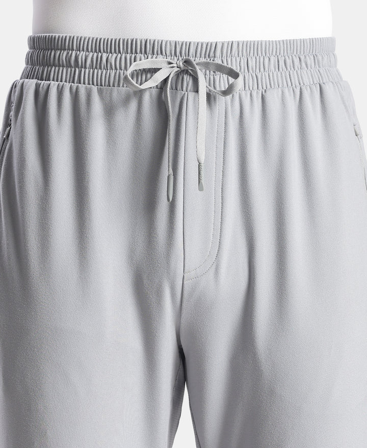 Soft Touch Microfiber Elastane Stretch Trackpant with Side Pockets and StayFresh Treatment - Weathervane
