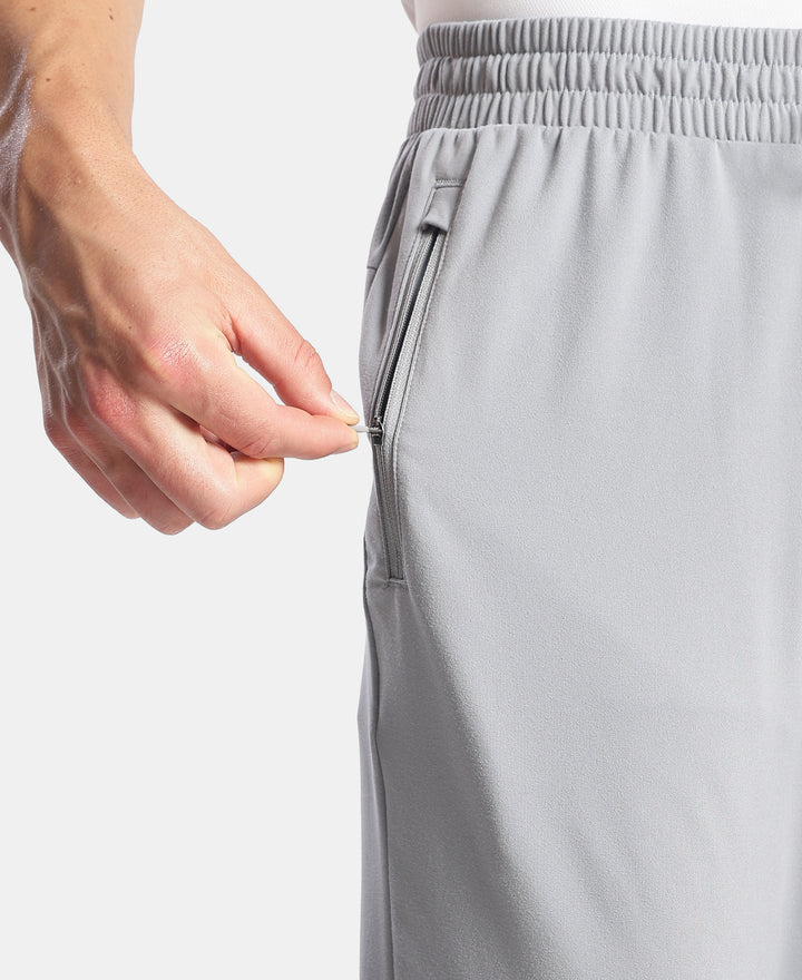 Soft Touch Microfiber Elastane Stretch Trackpant with Side Pockets and StayFresh Treatment - Weathervane