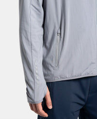 Soft Touch Microfiber Elastane Stretch Jacket with Thumbhole Styling - Weathervane