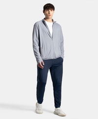 Soft Touch Microfiber Elastane Stretch Jacket with Thumbhole Styling - Weathervane