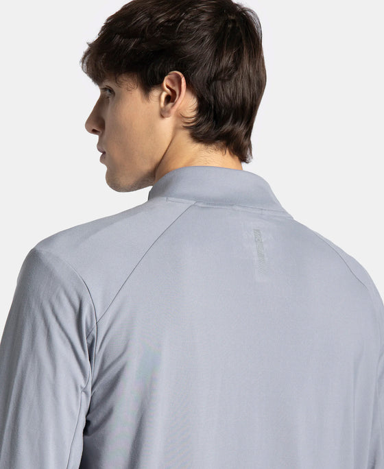 Soft Touch Microfiber Elastane Stretch Jacket with Thumbhole Styling - Weathervane