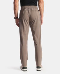 Super Combed Cotton Rich Trackpant with Pockets and StayFresh Treatment - Dark Khaki