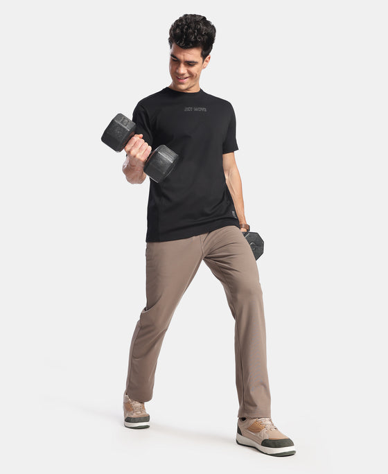 Super Combed Cotton Rich Trackpant with Pockets and StayFresh Treatment - Dark Khaki