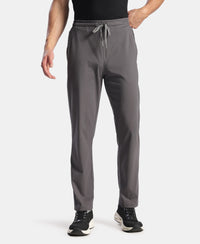 Super Combed Cotton Rich Trackpant with Pockets and StayFresh Treatment - Magnet