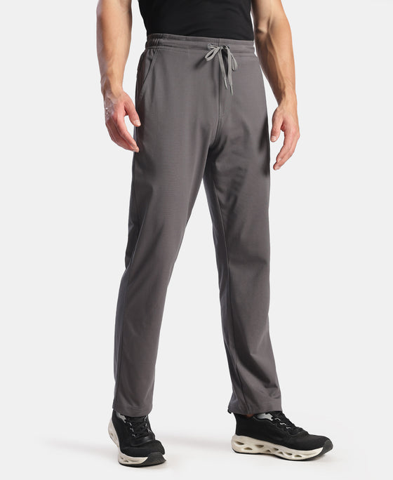 Super Combed Cotton Rich Trackpant with Pockets and StayFresh Treatment - Magnet