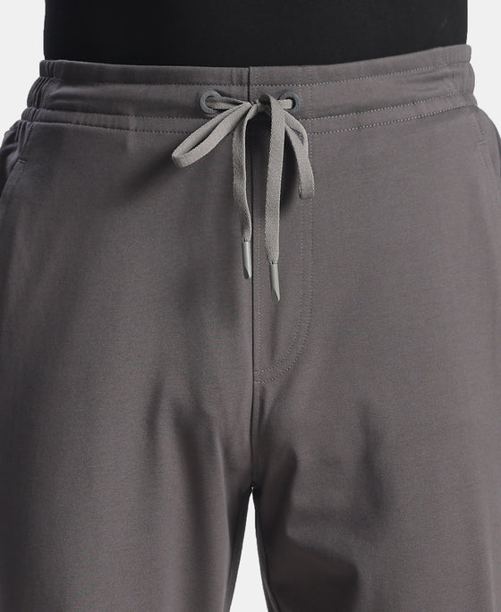 Super Combed Cotton Rich Trackpant with Pockets and StayFresh Treatment - Magnet