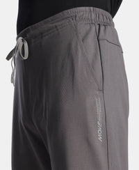 Super Combed Cotton Rich Trackpant with Pockets and StayFresh Treatment - Magnet
