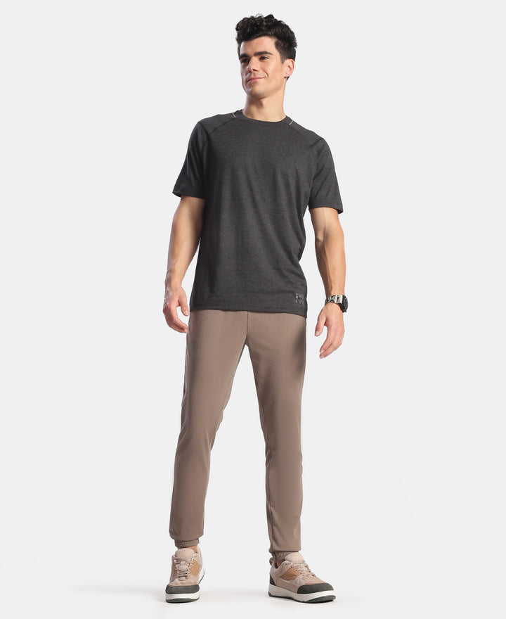 Super Combed Cotton Rich Jogger with StayFresh Treatment - Dark Khaki