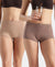 High Coverage Super Combed Cotton Elastane Stretch Boy Leg With Concealed Waistband and StayFresh Treatment - Almondine & Deep Taupe (Pack of 2)