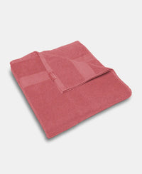Cotton Terry Ultrasoft and Durable Solid Bath Towel - Garnet Rose