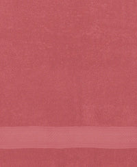 Cotton Terry Ultrasoft and Durable Solid Bath Towel - Garnet Rose
