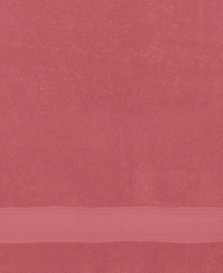 Cotton Terry Ultrasoft and Durable Solid Bath Towel - Garnet Rose