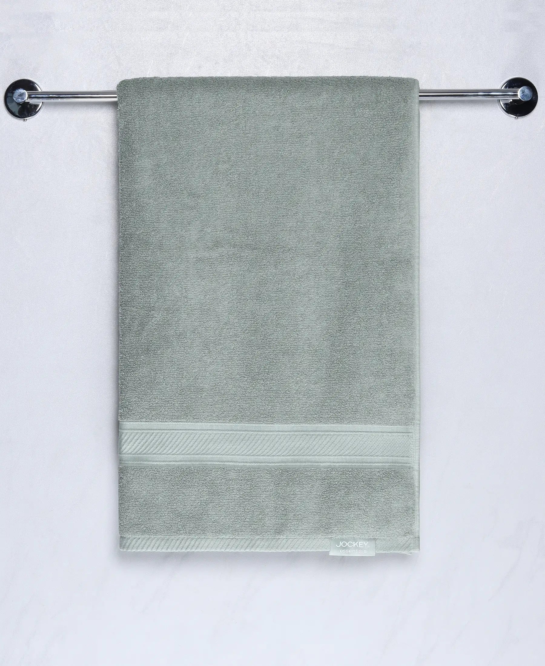 Buy Cotton Terry Ultrasoft and Durable Solid Bath Towel Sage T101
