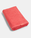 Cotton Terry Ultrasoft and Durable Patterned Bath Towel - Coral