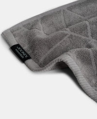 Cotton Terry Ultrasoft and Durable Patterned Bath Towel - Grey