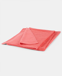 Cotton Rich Terry Ultrasoft and Durable Solid Bath Towel - Coral