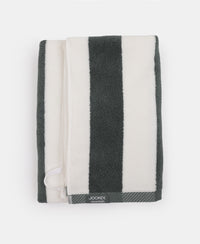 Cotton Terry Ultrasoft and Durable Striped Bath Towel with Hanger Loop - Balsam Green