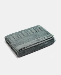 Bamboo Cotton Blend Terry Ultrasoft and Durable Bath Towel with Natural StayFresh Properties - Balsam Green