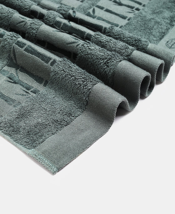Bamboo Cotton Blend Terry Ultrasoft and Durable Bath Towel with Natural StayFresh Properties - Balsam Green