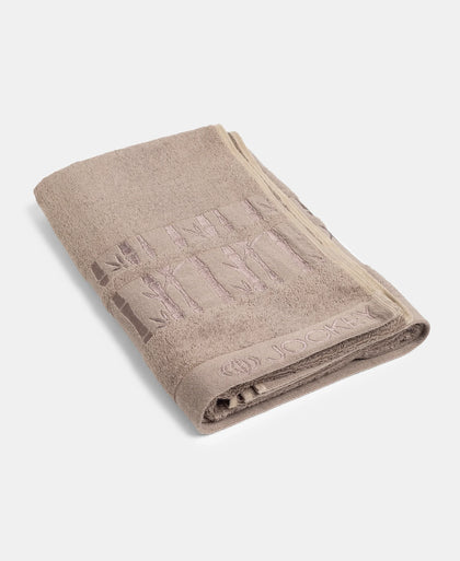 Bamboo Cotton Blend Terry Ultrasoft and Durable Bath Towel with Natural StayFresh Properties - Desert Taupe