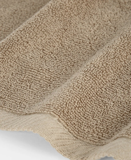Cotton Terry Ultrasoft and Durable Solid Hand Towel - Nomad (Pack of 2)