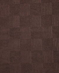 Cotton Terry Ultrasoft and Durable Patterned Hand Towel - Deep Taupe (Pack of 2)