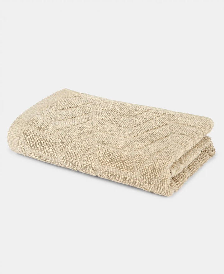 Cotton Terry Ultrasoft and Durable Patterned Hand Towel - Nomad (Pack of 2)