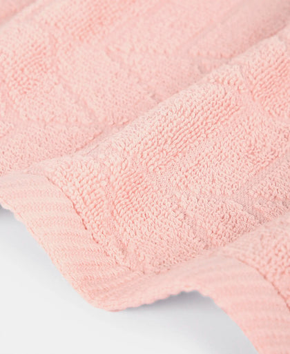 Cotton Terry Ultrasoft and Durable Patterned Hand Towel - Skin (Pack of 2)