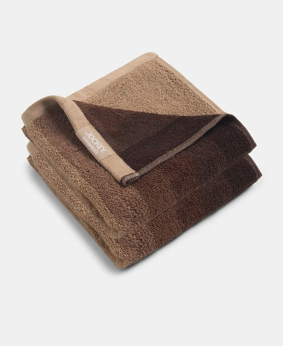 Cotton Terry Ultrasoft and Durable Striped Hand Towel - Nomad (Pack of 2)