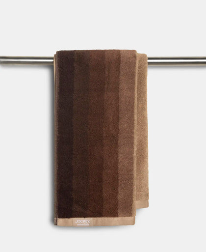 Cotton Terry Ultrasoft and Durable Striped Hand Towel - Nomad (Pack of 2)