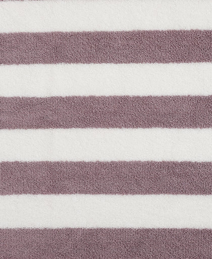 Cotton Terry Ultrasoft and Durable Striped Hand Towel with Hanger Loop - Nirvana (Pack of 2)