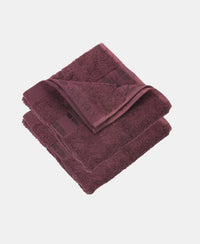 Bamboo Cotton Blend Terry Ultrasoft and Durable Hand Towel with Natural StayFresh Properties - Wine Tasting (Pack of 2)