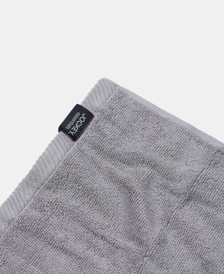 Pack of 6 Cotton Terry Ultrasoft and Durable Solid Face Towel - Navy & Grey