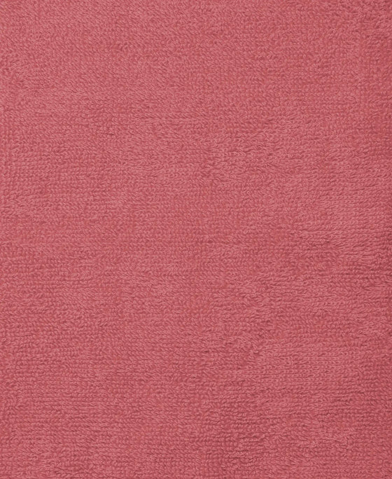 Cotton Terry Ultrasoft and Durable Solid Face Towel - Garnet Rose (Pack of 3)
