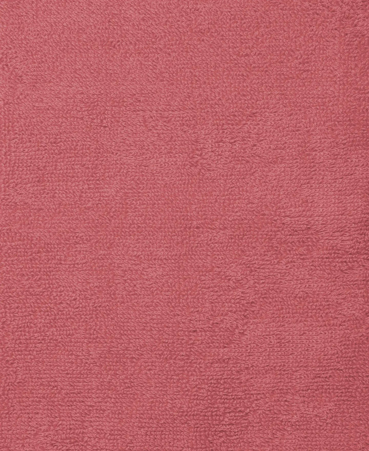 Cotton Terry Ultrasoft and Durable Solid Face Towel - Garnet Rose (Pack of 3)