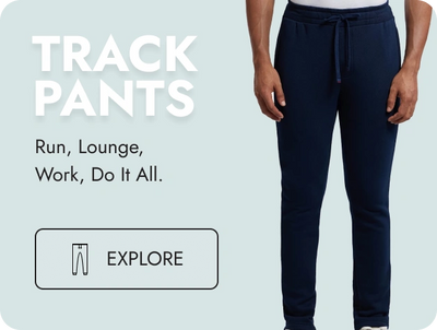 Buy Jockey Blue Slim Fit Track Pants for Men Online @ Tata CLiQ