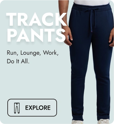 Men Track Pants Banner Homepage