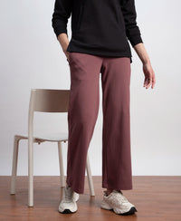 Super Combed Cotton Rich Relaxed Fit Wide Leg Pants with Zipper Pockets - Wild Ginger