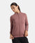 Super Combed Cotton Rich Fleece Fabric Full Zip High Neck Jacket with Front Pockets - Rose Taupe