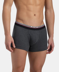 Super Combed Cotton Rib Trunk with Ultrasoft Waistband - New Charcoal Melange