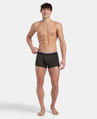 Super Combed Cotton Rib Trunk with Ultrasoft Waistband - New Olive