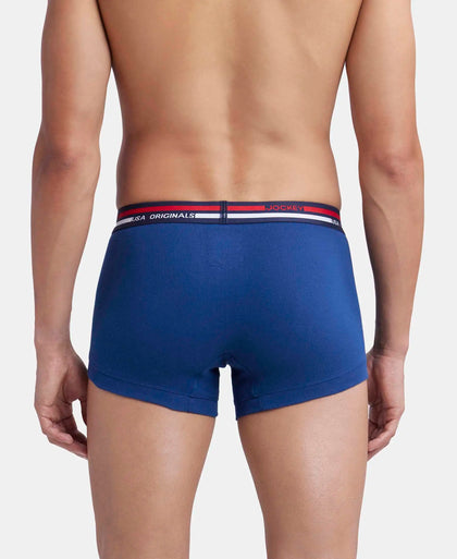 Super Combed Cotton Rib Trunk with Ultrasoft Waistband - Estate Blue-3