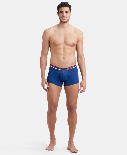 Super Combed Cotton Rib Trunk with Ultrasoft Waistband - Estate Blue-4
