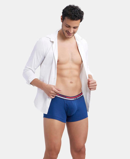 Super Combed Cotton Rib Trunk with Ultrasoft Waistband - Estate Blue-5