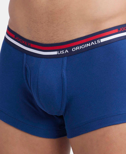 Super Combed Cotton Rib Trunk with Ultrasoft Waistband - Estate Blue-6