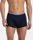 Super Combed Cotton Rib Trunk with Ultrasoft Waistband - New Navy