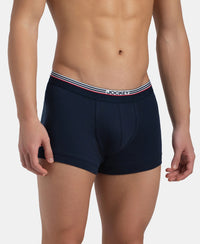 Super Combed Cotton Rib Trunk with Ultrasoft Waistband - Navy