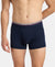 Super Combed Cotton Rib Trunk with Ultrasoft Waistband - Navy