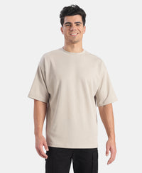 Super Combed Cotton Blend Oversized Tshirt with StayFresh Treatment - Dove